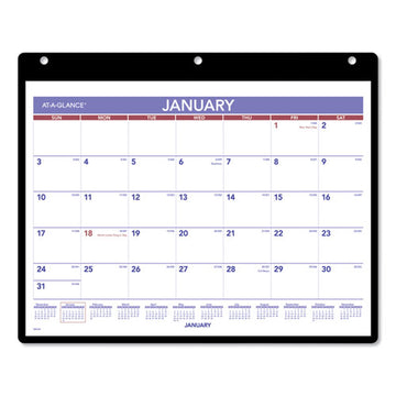 AT-A-GLANCE® Monthly Desk-wall Calendar With Bonus Pages, 11 X 8, White Sheets, 12-month (jan To Dec): 2022 freeshipping - TVN Wholesale